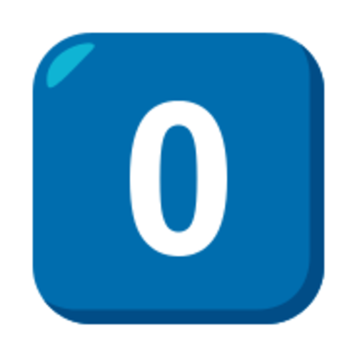 0⃣ Emoji Domain EmojiOne rendering